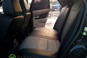 Авточехлы из экокожи для Лада Приора