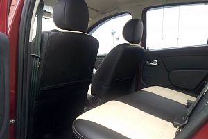 Авточехлы из экокожи для Рено Сандеро