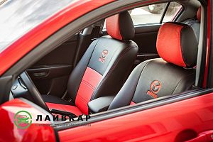 Авточехлы из экокожи для Мазда 3