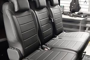 Авточехлы из экокожи для Ситроен С4 Гранд Пикассо