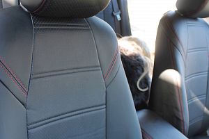Авточехлы из экокожи для Мазда 3