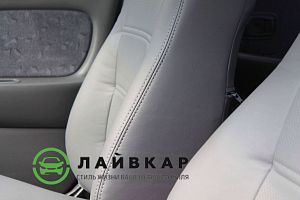 Авточехлы из экокожи для Киа Спектра