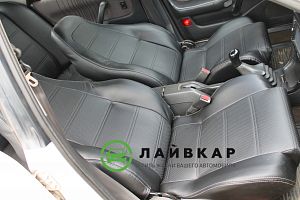 Авточехлы из экокожи для Мазда 323