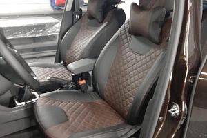 Авточехлы из экокожи для Рено Каптюр