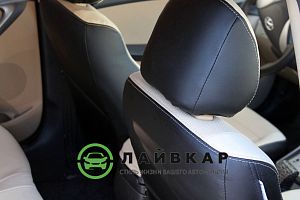 Авточехлы из экокожи для Хендай Элантра