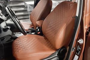 Авточехлы из экокожи для Хендай ай х 35
