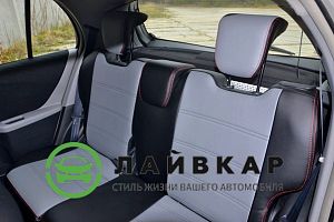 Авточехлы из экокожи для Тойота Ярис