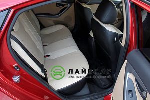 Авточехлы из экокожи для Хендай Элантра