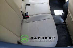 Авточехлы из экокожи для Хендай Санта Фе