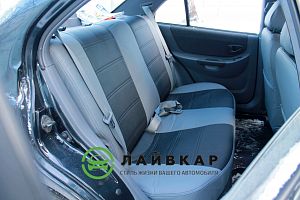 Авточехлы из экокожи для Хендай Акцент