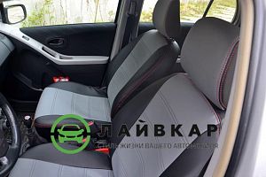 Авточехлы из экокожи для Тойота Ярис