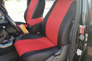 Авточехлы из экокожи для Тойота Ленд Крузер
