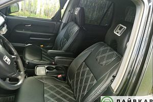 Авточехлы из экокожи для Хонда СРВ